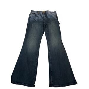 Democracy Ab Technology Bootcut Jeans Size 14 Medium Wash Stretch Denim